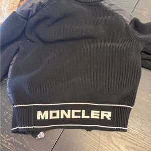 Moncler Black Crewneck Sweater
